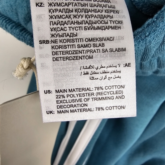 Adidas Essentials 3-Stripes Open Hem Fleece Pants Sweatpants NWT - Picture 14 of 15